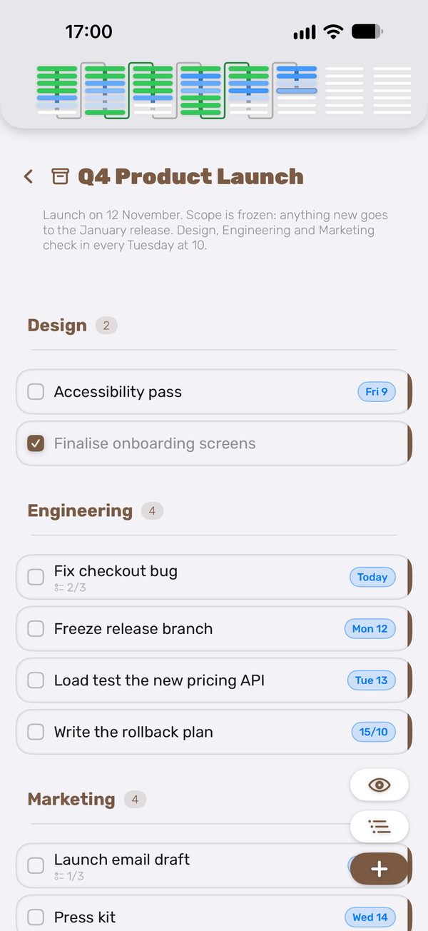 A Project: Q4 Product Launch